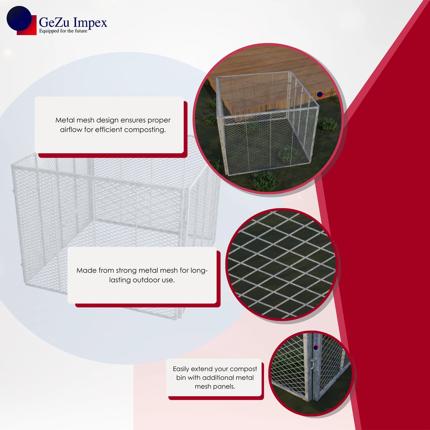 "kompost Jordfilter jordsikt jordsil trädgårdssåll av komposter metall kompostgaller svart kvadratiskt varm "